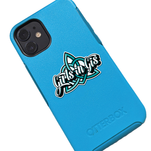 Girls in Gis Teal Sisterhood - Mini Sticker