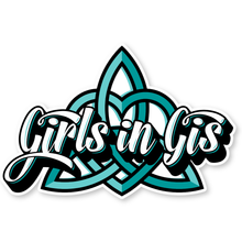 Girls in Gis Teal Sisterhood - Mini Sticker