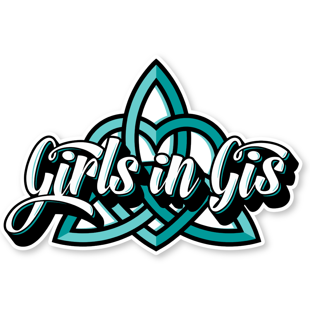 Girls in Gis Sisterhood Teal - Sticker