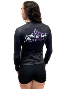 Girls in Gis X Gaidama - Adult Long Sleeve Rash Guard