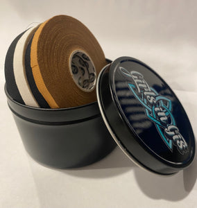 Teal GIG X Monkey Tape Tins